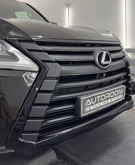 LEXUS LX570 решетка радиатора антихром покраска полировка керамика