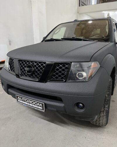 NISSAN PATHFINDER R51RAPTOR покраска в раптор и антихром autoroom kz