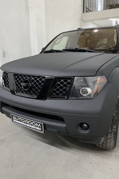 NISSAN PATHFINDER R51RAPTOR покраска в раптор и антихром autoroom kz