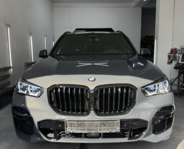 BMW X5 Детейлинг услуги полировка кузова, покрытие керамикой, покраска бампера Антихром