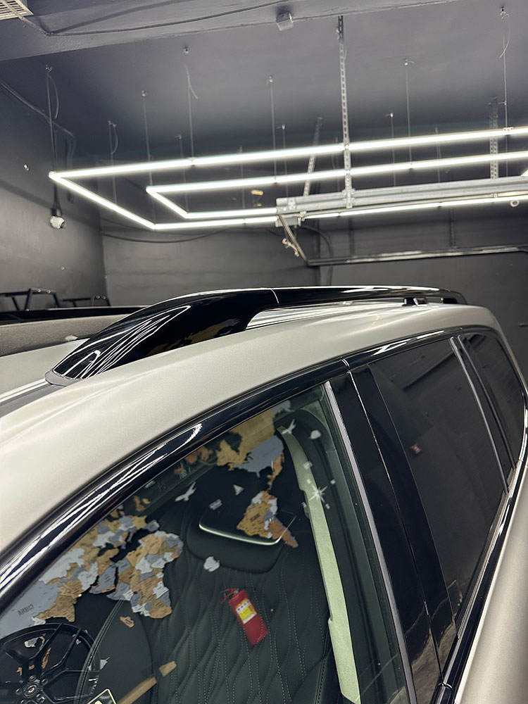 Рейлинги танк 500 антихром черный глянцевый цвет - Autoroom kz Алматы детейлинг студия