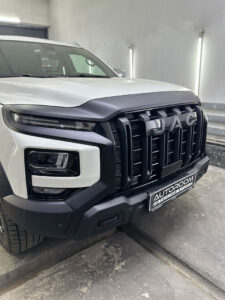 JAC решетка радиатора антихром в черный матовый и установка сетки в решетку #autoroomkz