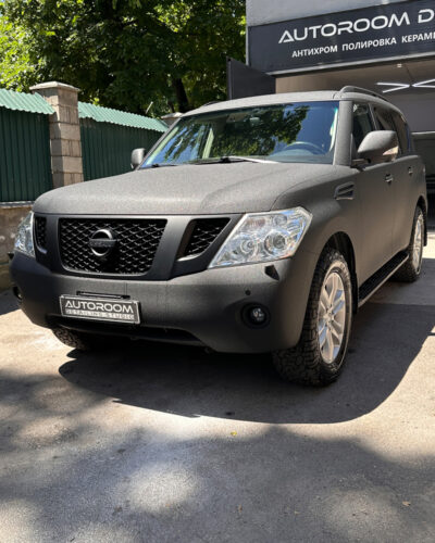 NISSAN PATROL Y62 Раптор покраска + Антихром Алматы