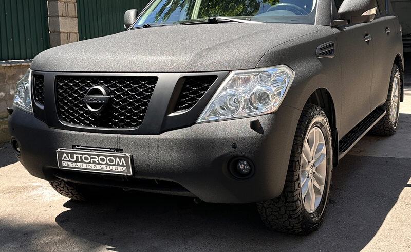 NISSAN PATROL Y62 Раптор покраска + Антихром Алматы
